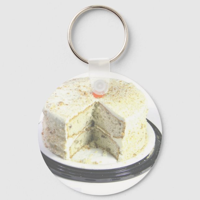 White Cake Keychain (Front)