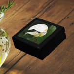 White Calla Lilies Floral Gift Box<br><div class="desc">Store trinkets, jewellery and other small keepsakes in this wooden gift box with ceramic tile that features a photo image of two, gorgeous, white Calla Lilies along with their green foliage. A lovely, floral design! Select your gift box size and colour.</div>