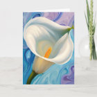 White Calla Lily in style of Georgia O'Keeffe