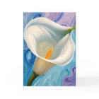 White Calla Lily in style of Georgia O'Keeffe