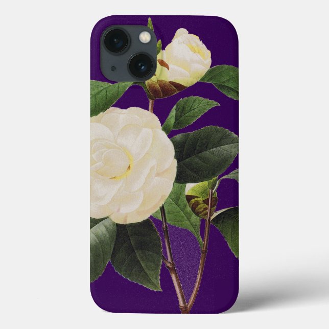 White Camellia, 1833 Case-Mate iPhone Case (Back)