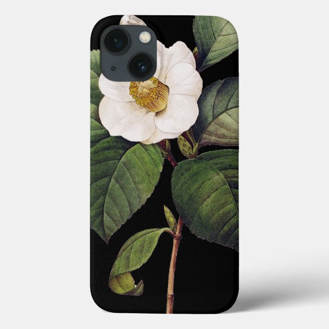 White Camellia Case-Mate iPhone Case (Back)