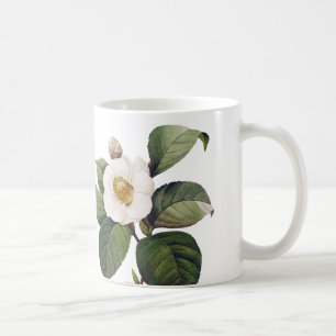 White Camellia Coffee Mug