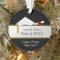 White Cap Graduation Acrylic Ornament