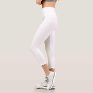 White Capri Leggings