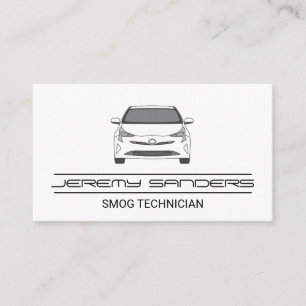 White Car   Auto Business Card