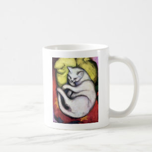White cat, Franz Marc Coffee Mug