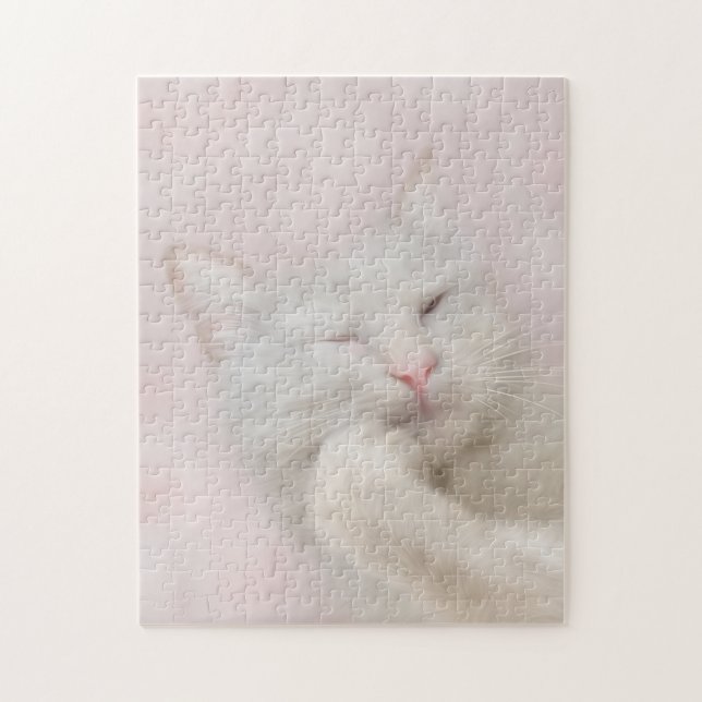 White Cat Puzzle (Vertical)
