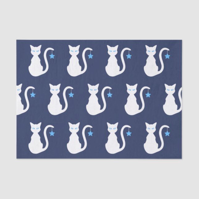 White Cat Tissue Paper (Front)