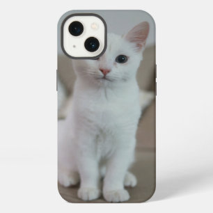 White cat Zazzle_Growshop. iPhone 13 Case