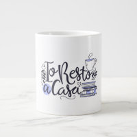White Ceramic Mug – "To The Best Castle" Artistic