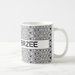 White Chant Shreem Brzee money mantra Coffee Mug