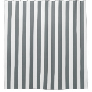 White Charcoal Grey Vertical Stripe NL #0