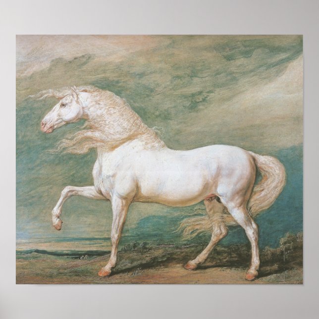 White Charger Poster (Front)