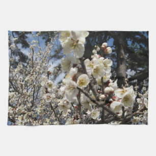 White Cherry Blossom / Sakura / サクラ（桜） Kitchen Towel
