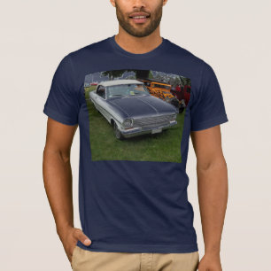 white chevy 1963 nova with chrome front view T-Shirt