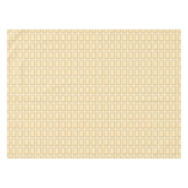 White Chocolate Bar Texture Tablecloth (Front (Horizontal))