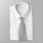 White Christian Fish Symbol Pattern | Grey Tie<br><div class="desc">To Christians the fish symbol means Jesus Christ, Son of God, Saviour.
The Ichthys or fish symbol was used by early Christians to identify themselves as followers of Jesus Christ and to express their affinity to Christianity.
*****************************************************************
You can easily customize yourself by just changing background colour!</div>