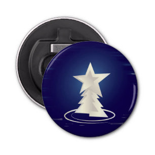 White Christmas Bottle Opener