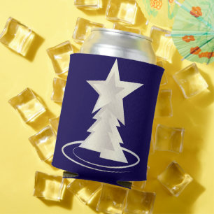 White Christmas Can Cooler