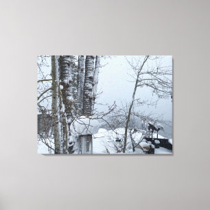 White Christmas Canvas Print
