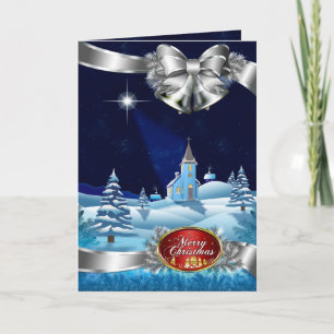 White Christmas Card