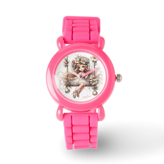 White Christmas Fairy  Watch (Front)