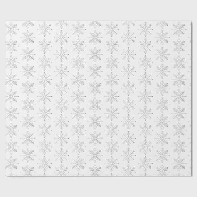 WHITE CHRISTMAS / Gift Wrapping Paper White (Flat)