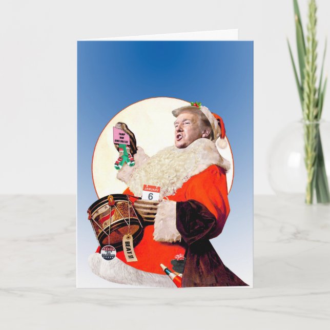 White Christmas Greeting Card (Front)