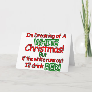 White Christmas Holiday Card