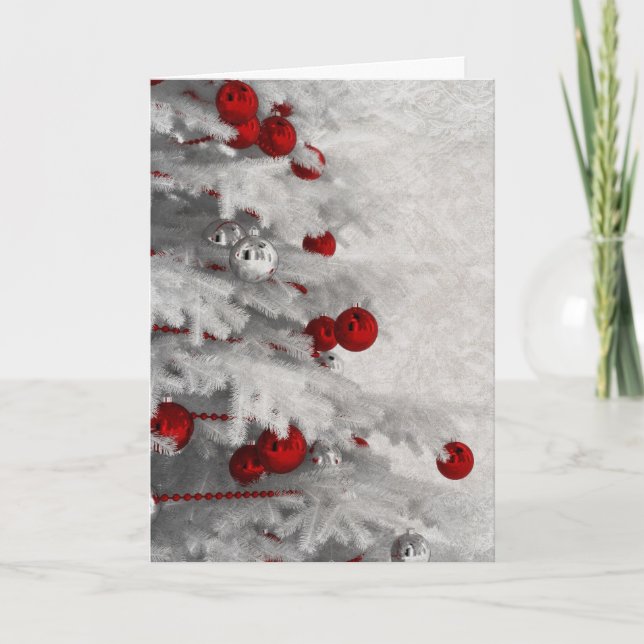 White Christmas Holiday Card (Front)