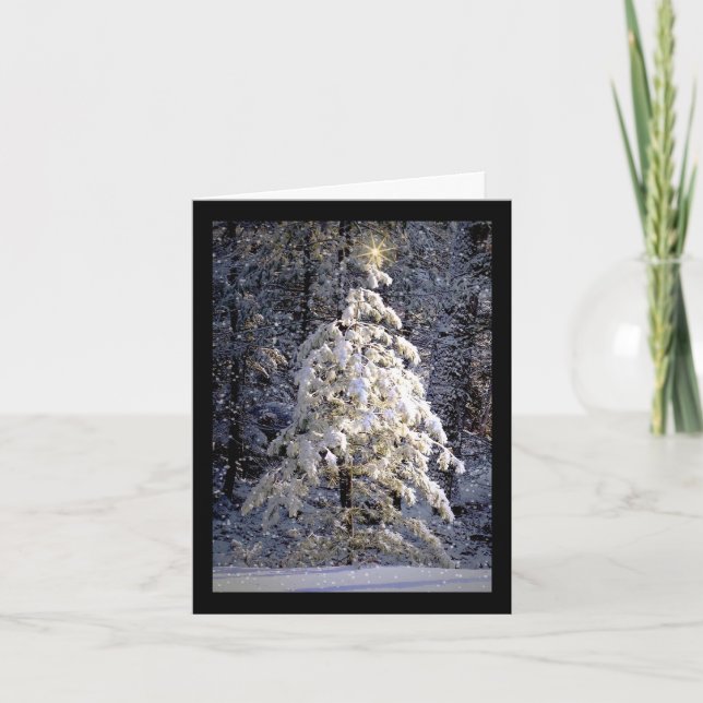 White Christmas Holiday Card (Front)