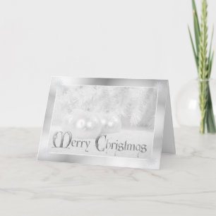 White Christmas Holiday Greeting Card
