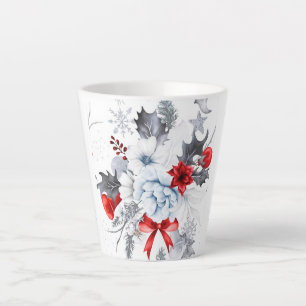 White Christmas Latte Mug