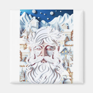 WHITE CHRISTMAS MAGNET