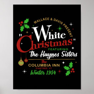 White Christmas Movie 1954 Xmas Song Haynes Sister Poster