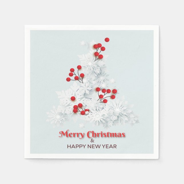 White Christmas  Napkin (Front)
