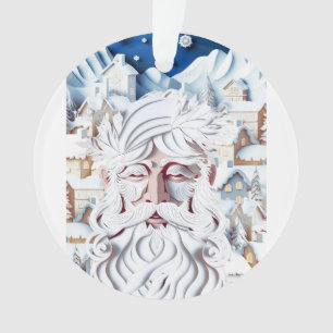 WHITE CHRISTMAS ORNAMENT