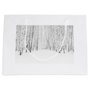 White Christmas Tale Large Gift Bag