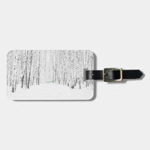 White Christmas Tale Luggage Tag