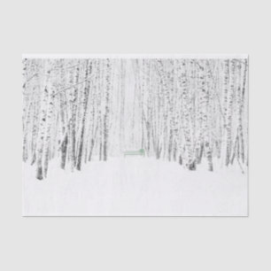 White Christmas Tale Tissue Paper