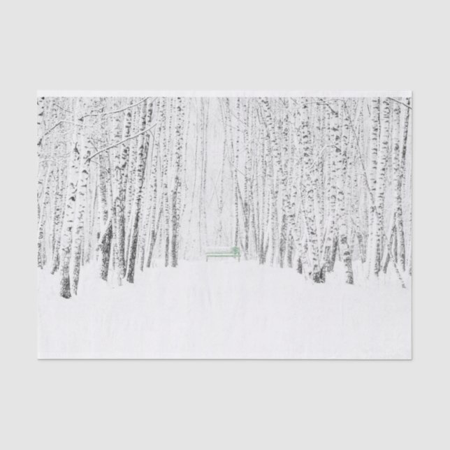White Christmas Tale Tissue Paper (Front)