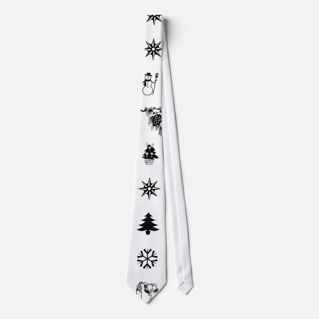 WHITE CHRISTMAS TIE (Front)