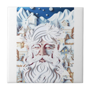 WHITE CHRISTMAS TILE
