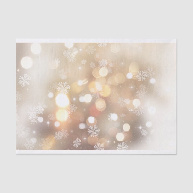 "White Christmas" Tissue Paper (Front)