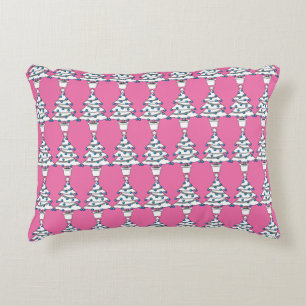 White Christmas Tree Accent Pillow