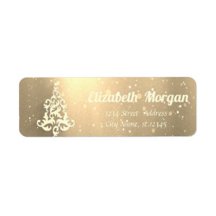 White Christmas Tree,Snow Gold Holiday,Christmas