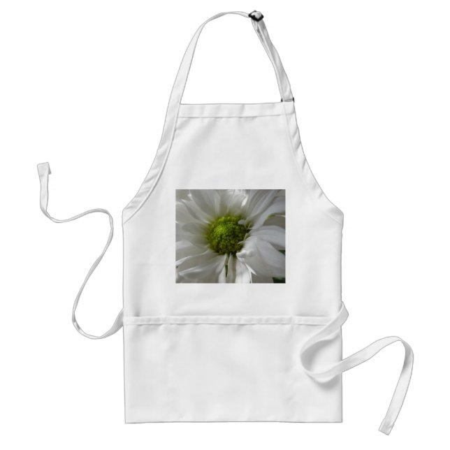 White Chrysanthemum Apron (Front)