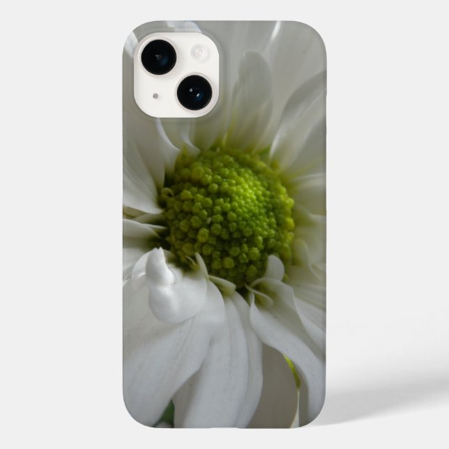 White Chrysanthemum Case-Mate iPhone Case (Back)