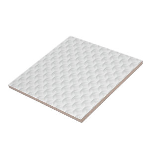 White circle embossed tile